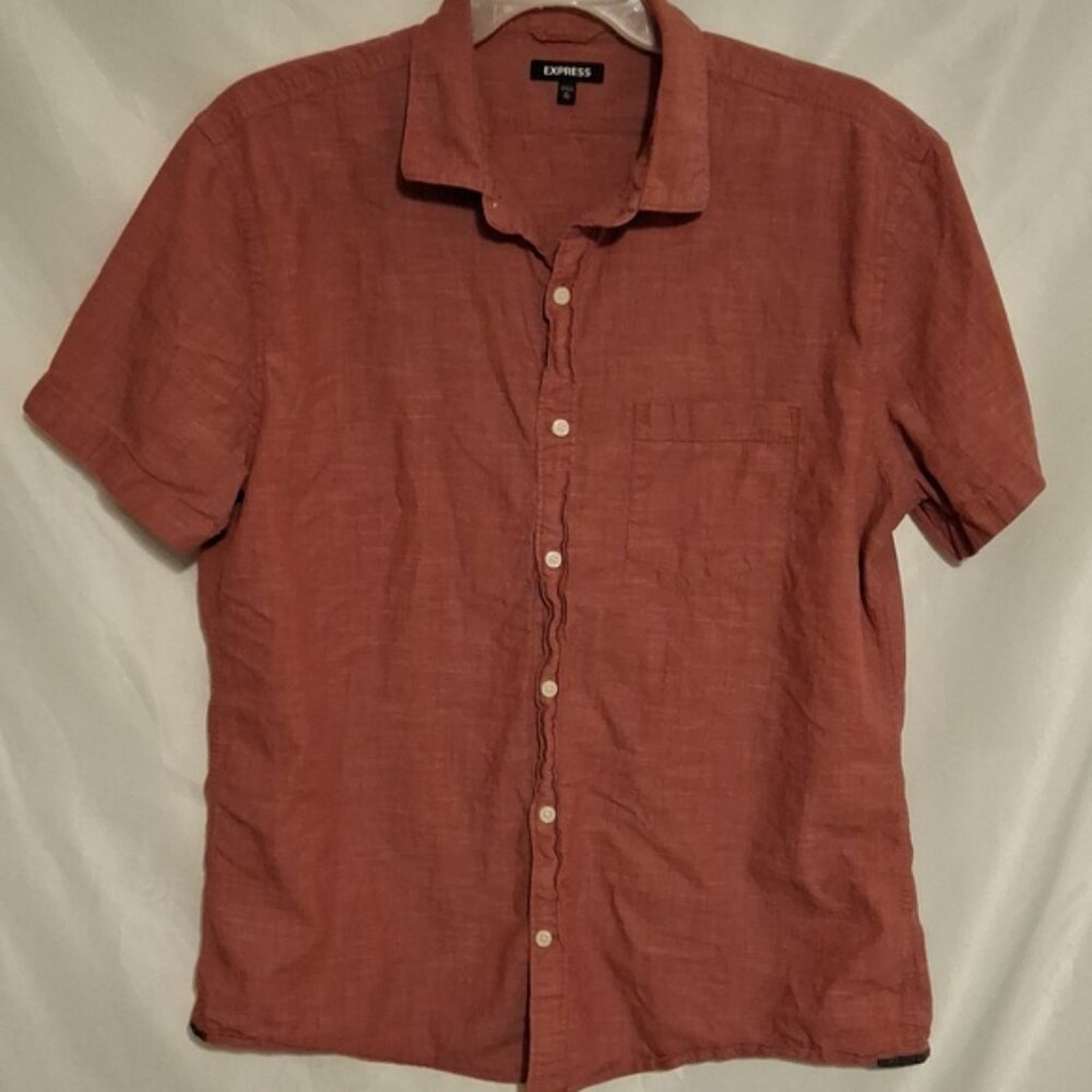 Express Button Down  Short Sleeve Shirt